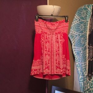 No boundaries strapless top